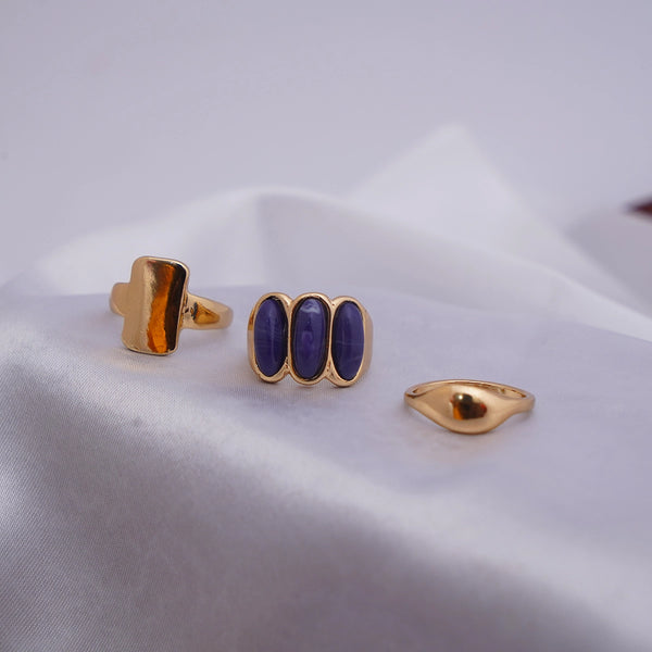 Viola Gemline Ring Set